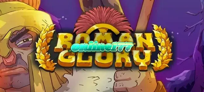 Tampilan visual permainan slot Roman Glory dengan tema kekaisaran Romawi